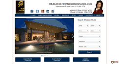 Desktop Screenshot of homesforsalewindsorontario.com
